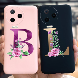 Ốp Điện Thoại Silicon In Chữ Và Hoa Dễ Thương Cho Infinix Note 12 2023 X676C Infinix Note 12 Pro 4G X676B