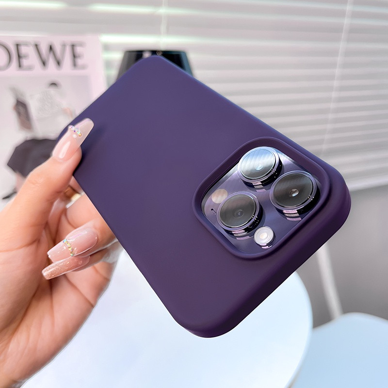 Ốp Điện Thoại Silicon Dẻo Mềm Bảo Vệ Camera Cho Iphone 11 13 12 14 Pro Max 14 Plus 14pro