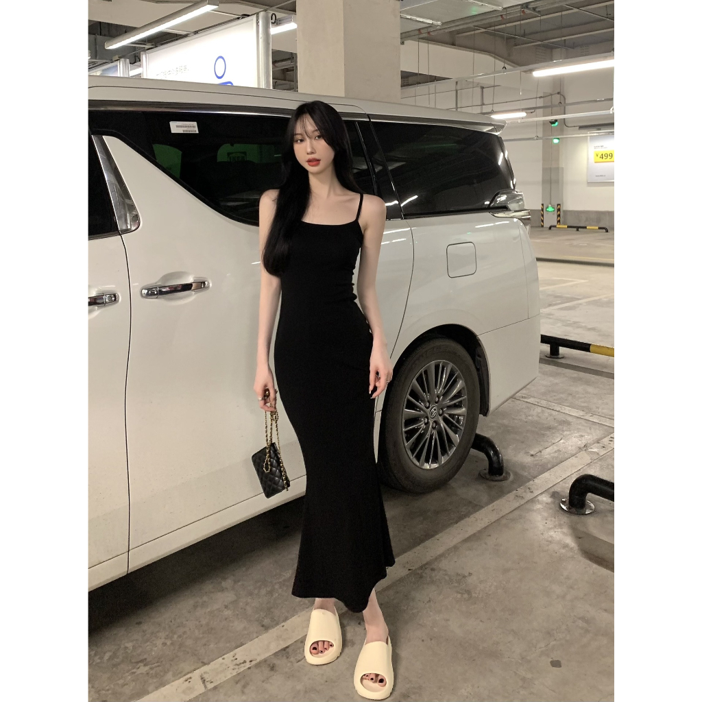 Đầm Hai Dây Dáng Ôm Gợi Cảm Thời Trang Mùa Hè Hàng Mới Dành Cho Bạn Gái