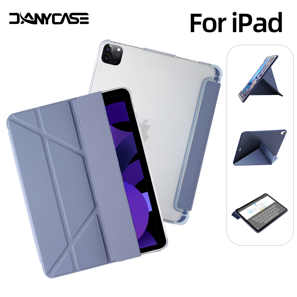 Bao Da Máy Tính Bảng Nắp Gập Đa Năng Cho iPad 10.2 7 / 8 / 9th Pro 11 10.5 Air 3 / 4 / 5 10.9 mini 6 8.3 mini 4 / 5 7.9