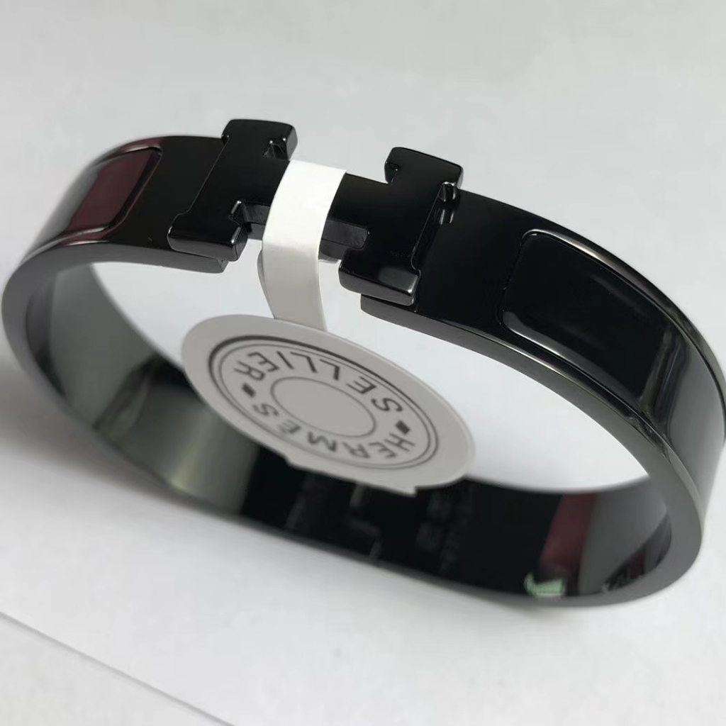 Bangles Herms bangles Màu Đen Cá Tính Cho Nam