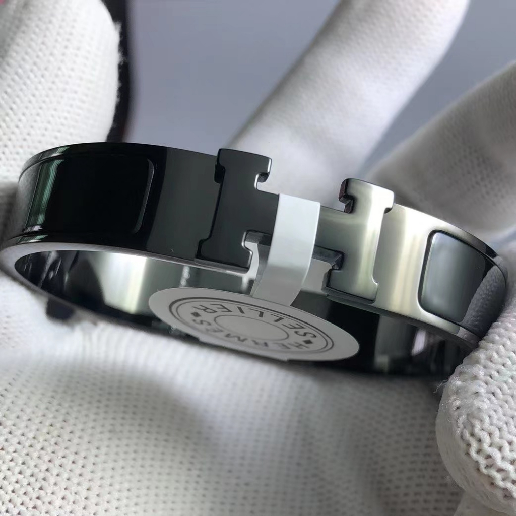 Bangles Herms bangles Màu Đen Cá Tính Cho Nam