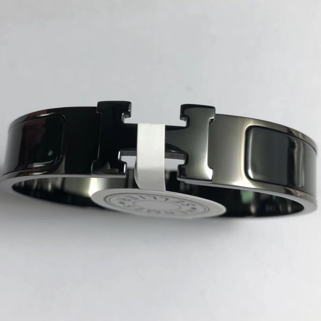 Bangles Herms bangles Màu Đen Cá Tính Cho Nam