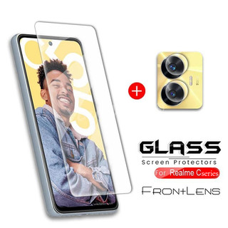 Cho realme C67 C55 C51 C53 kính bảo vệ cho oppo realme c35 c12 c33 c25 c25s c25y c21 c31 c30 c20 c30s bảo vệ màn hình phim kính an toàn