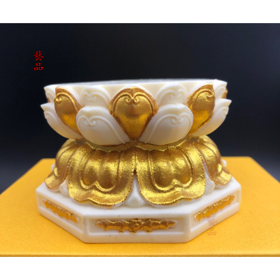 Tượng Phật Ngồi Đài Sen / Hoa Sen Bằng Gỗ Ngà Thủ Công Để Bàn Trang Trí