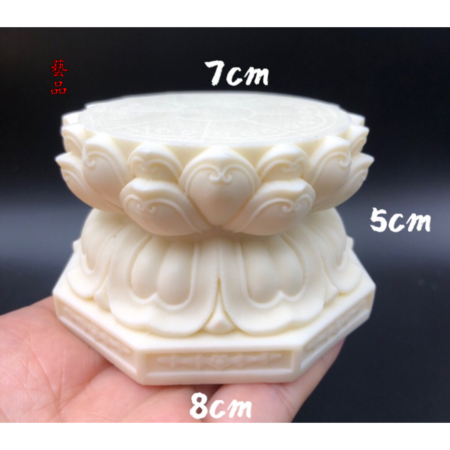 Tượng Phật Ngồi Đài Sen / Hoa Sen Bằng Gỗ Ngà Thủ Công Để Bàn Trang Trí