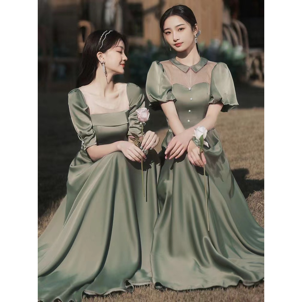 Hàng Có Sẵn Đầm maxi Dáng Dài Phong Cách Mùa Hè size S-2XL Dự Tiệc Tối Cho Phù Dâu