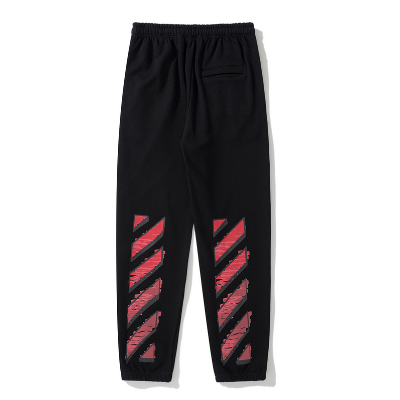 Off-white Quần Dài Chất Liệu cotton In Hình Giản Dị Thời Trang