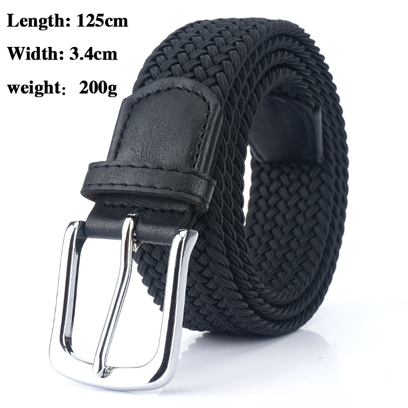 Thắt Lưng Nylon Co Giãn Có Khóa Kim Loại Thời Trang Cho Nam Nữ