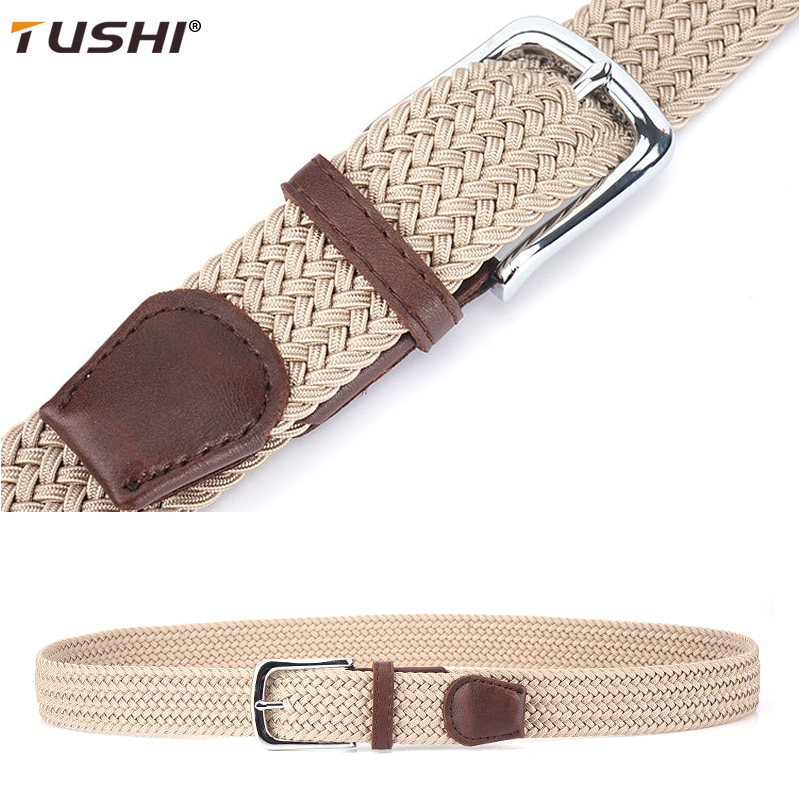 Thắt Lưng Nylon Co Giãn Có Khóa Kim Loại Thời Trang Cho Nam Nữ