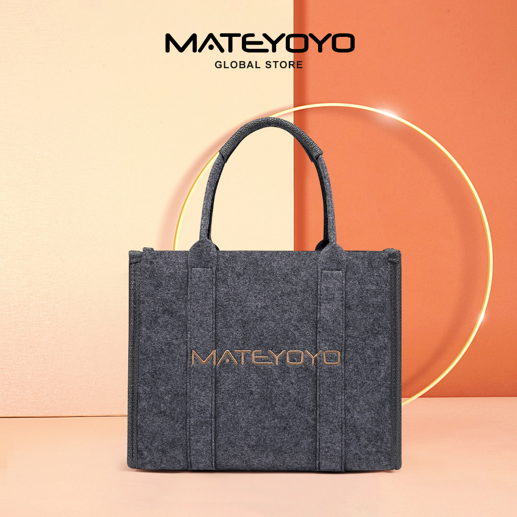 Túi Xách Tote Mateyoyo Bằng Nỉ Thời Trang Đơn Giản Cho Nữ