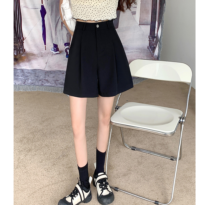 Quần ngắn ống rộng Đơn Giản Thời Trang Phong Cách Hàn Quốc Cho Nữ