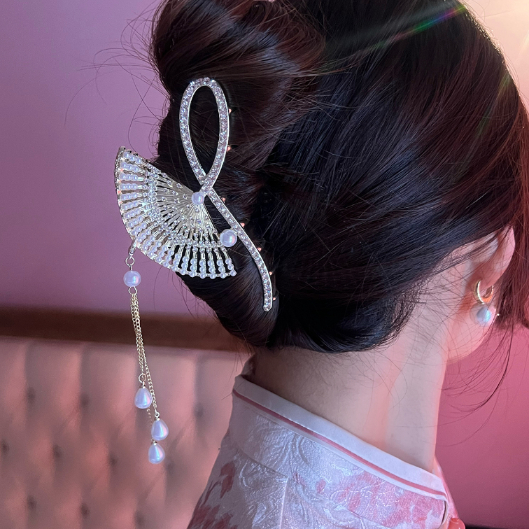 Kẹp Tóc Đính Ngọc Trai Giả Kiểu Cổ Điển Thời Trang 2023 Mới