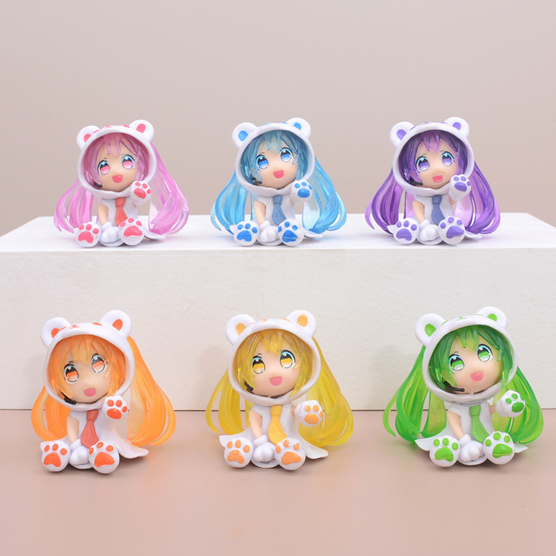 Mô Hình Nhân Vật Hatsune Miku Dễ Thương 6cm