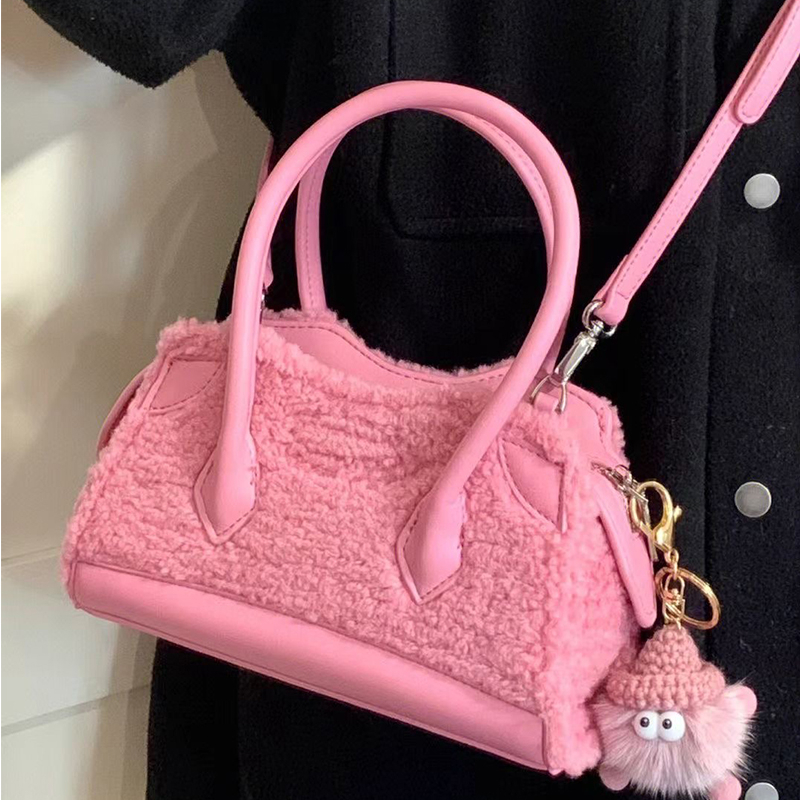 Bán Chạy✨Túi Đeo Chéo Lông Cừu Phong Cách Hàn Quốc Thời Trang 2022