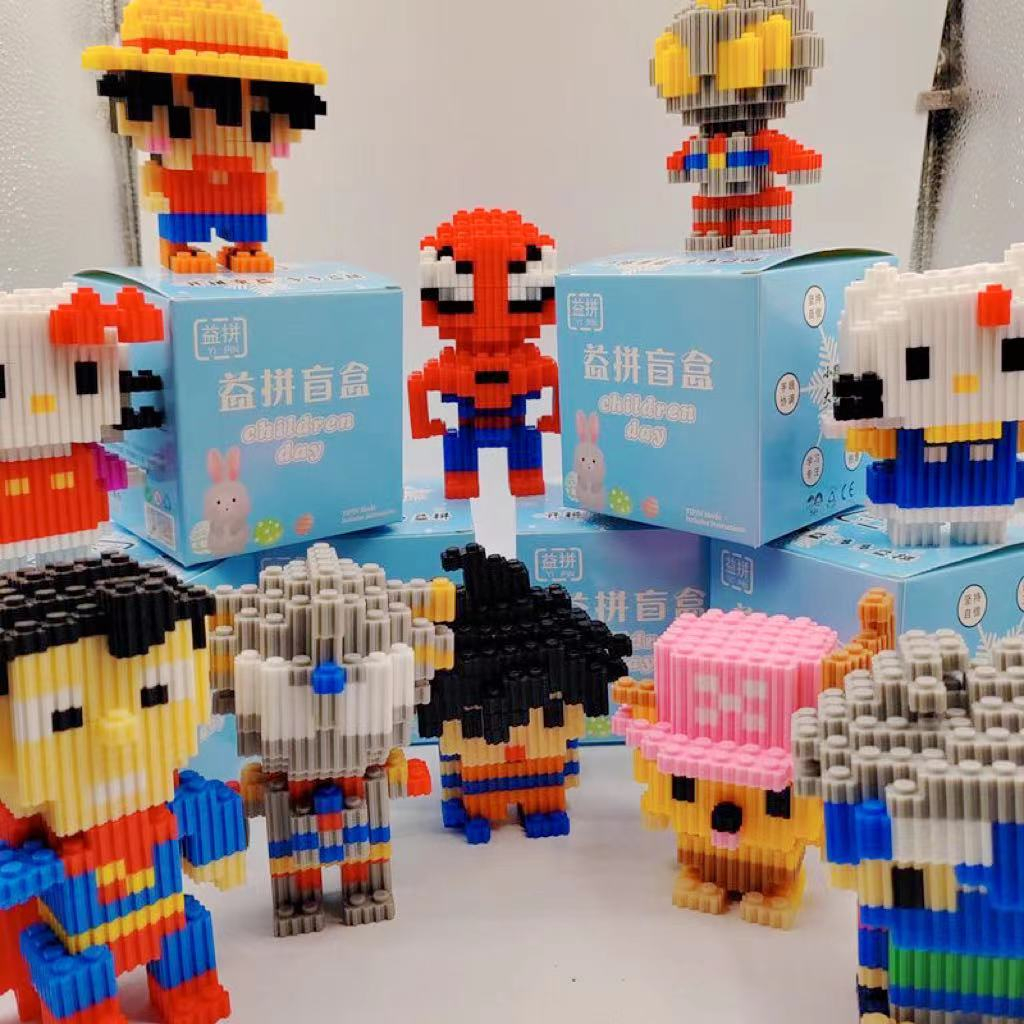 Mô hình 3D lego  Đồ Chơi  lắp ráp Khối Xây Dựng MINI Hình Hoạt Hình DIY Dành Cho Trẻ Em Họa Tiết Hoạt Hình Bộ đồ chơi lắp ráp