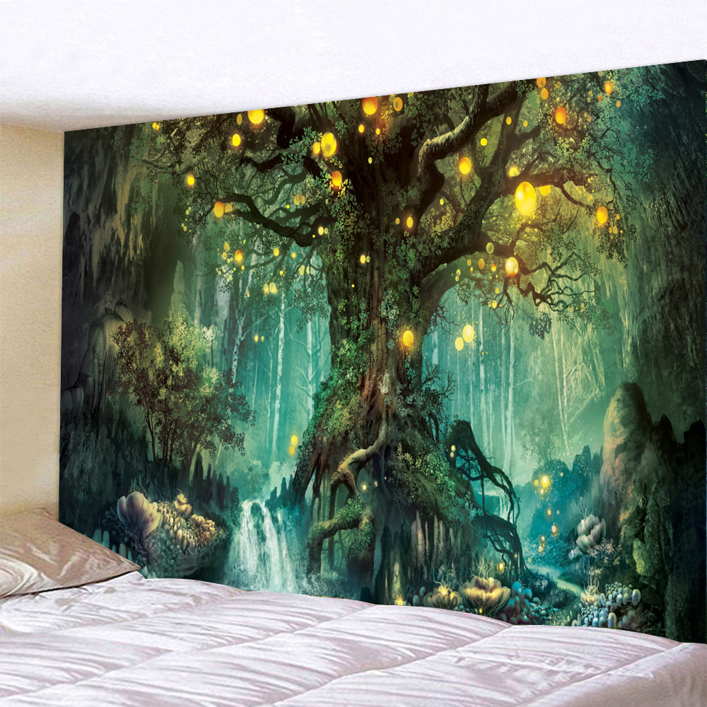 Tranh Vải Treo Tường Trang Trí Phòng Khách / Ngủ / Cắm Trại / Hoạ Tiết Phong Cảnh