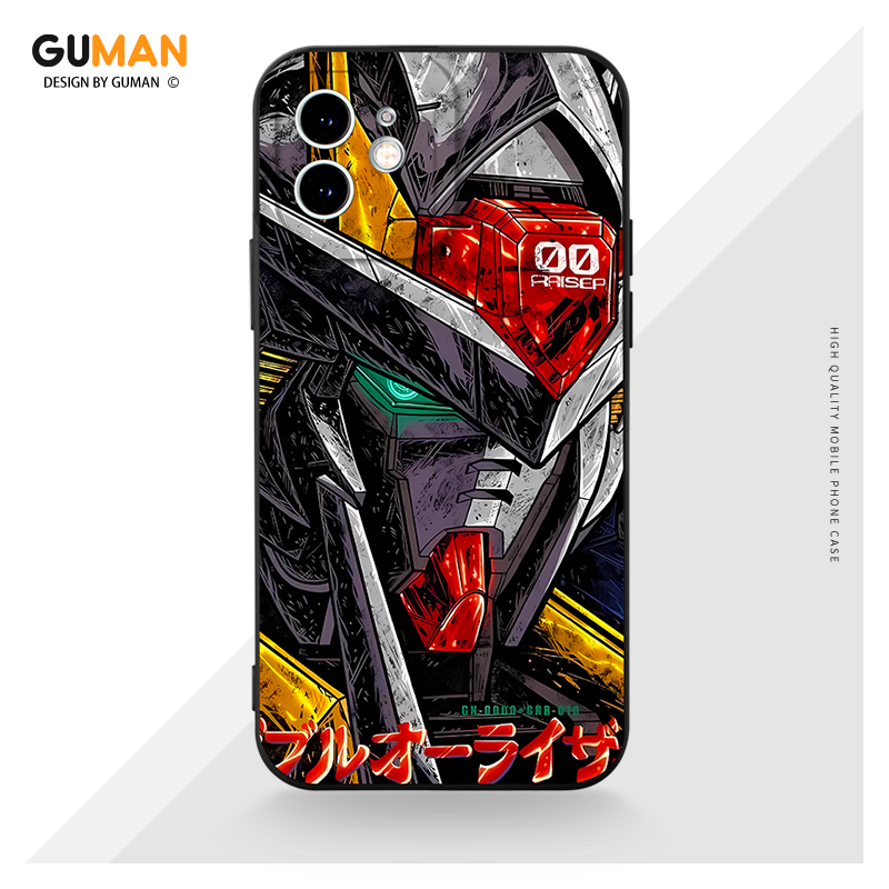 Ốp lưng GUMAN mềm chống bẩn nam anime ngầu độc lạ đen Cho iPhone 15 14 13 12 11 Pro Max SE 2020 X XR XS 8 7 ip 6S 6 Plus XYM1870