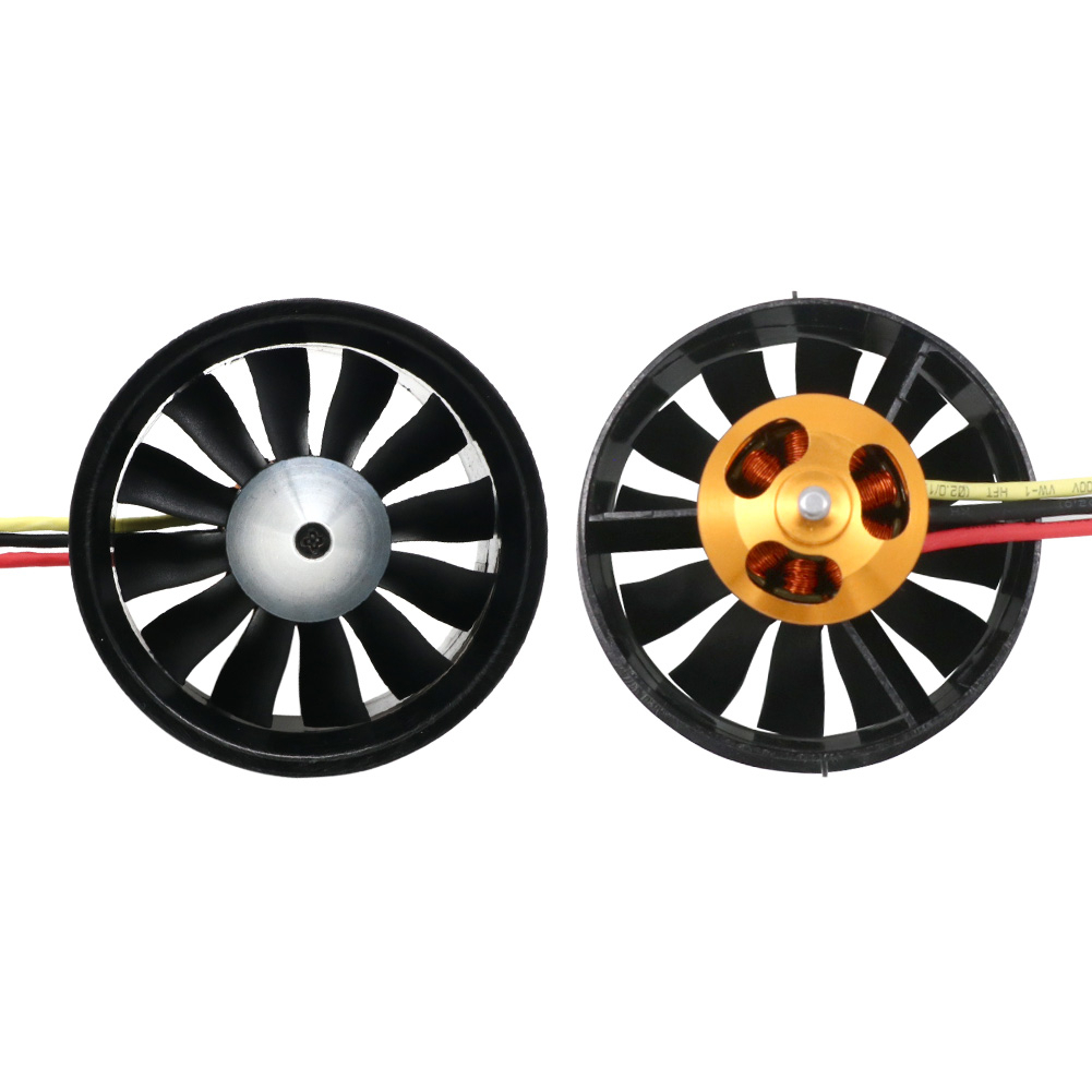 Động Cơ 64mm EDF 2822 Kèm 12 Cánh Quạt Cho Máy Bay Điều Khiển Từ Xa