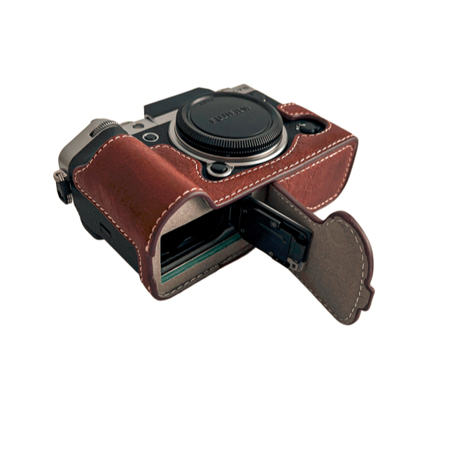 Bao Da PU Máy Ảnh Fujifilm XT5 X-T5 Kèm Dây Đeo Tay Tiện Dụng