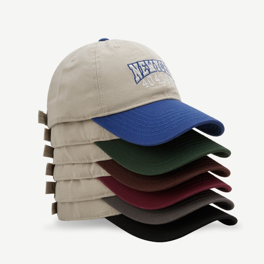 Mũ Lưỡi Trai Thêu Chữ Phong Cách Đường Phố Hàn Quốc Cá Tính Cho Nam Nữ