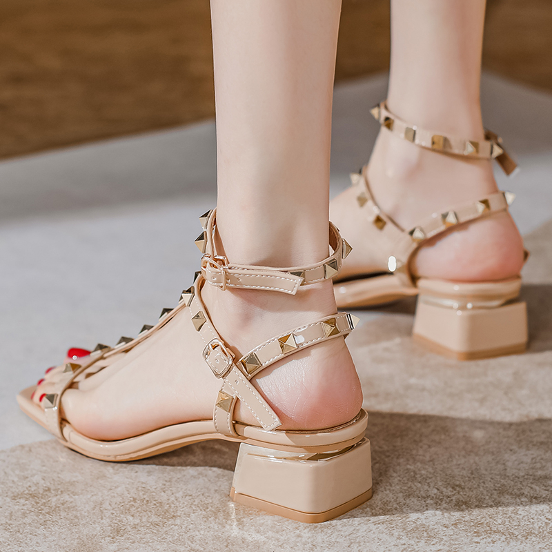 Sandal Cao Gót Thiết Kế Mới Có Size Lớn Từ 35-42 Cao Cấp Thời Trang Dành Cho Nữ