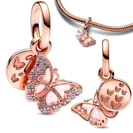 Mặt Dây Chuyền Bạc 925 Hình Bọ Rùa Bằng Thủy Tinh Đẹp Mắt Cho Pandora Silver 925