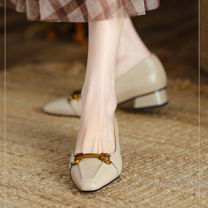 Giày Cao Gót Mũi Nhọn Thời Trang Dành Cho Nữ / Size 34-40