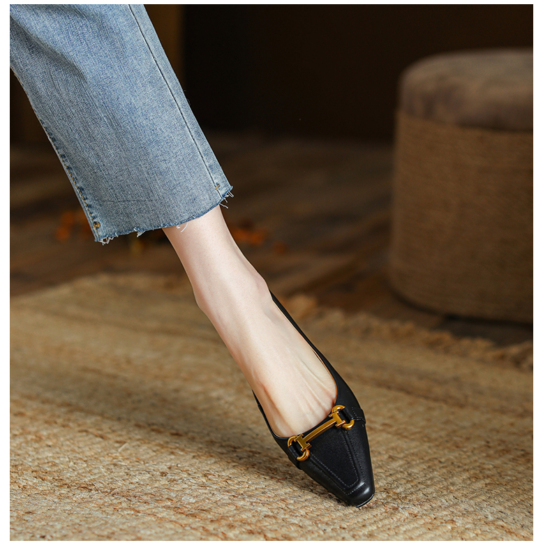 Giày Cao Gót Mũi Nhọn Thời Trang Dành Cho Nữ / Size 34-40