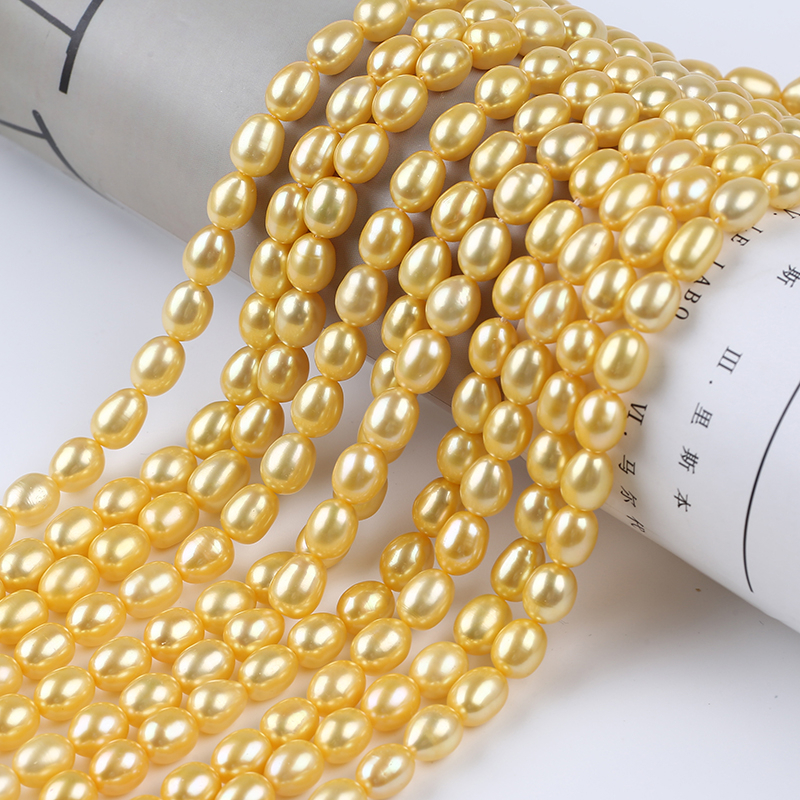 Chuỗi Hạt Ngọc Trai Tự Nhiên 7-8mm Làm Trang Sức