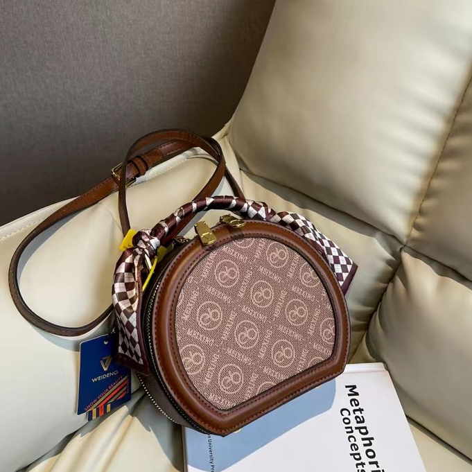 Túi Xách Đeo Vai Hình Tròn Nhỏ Nhắn Xinh Xắn Thời Trang 2023 Cho Nữ