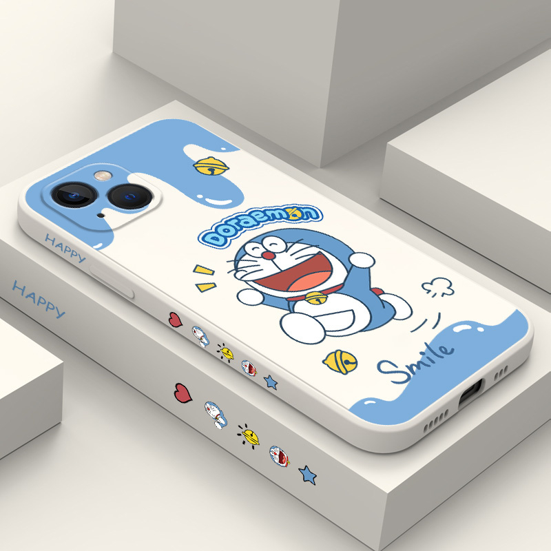 Ốp Điện Thoại Silicone Dẻo In Họa Tiết Mèo Hạnh Phúc Cho IPhone 13Pro 13 12 Mini Pro 5G Max