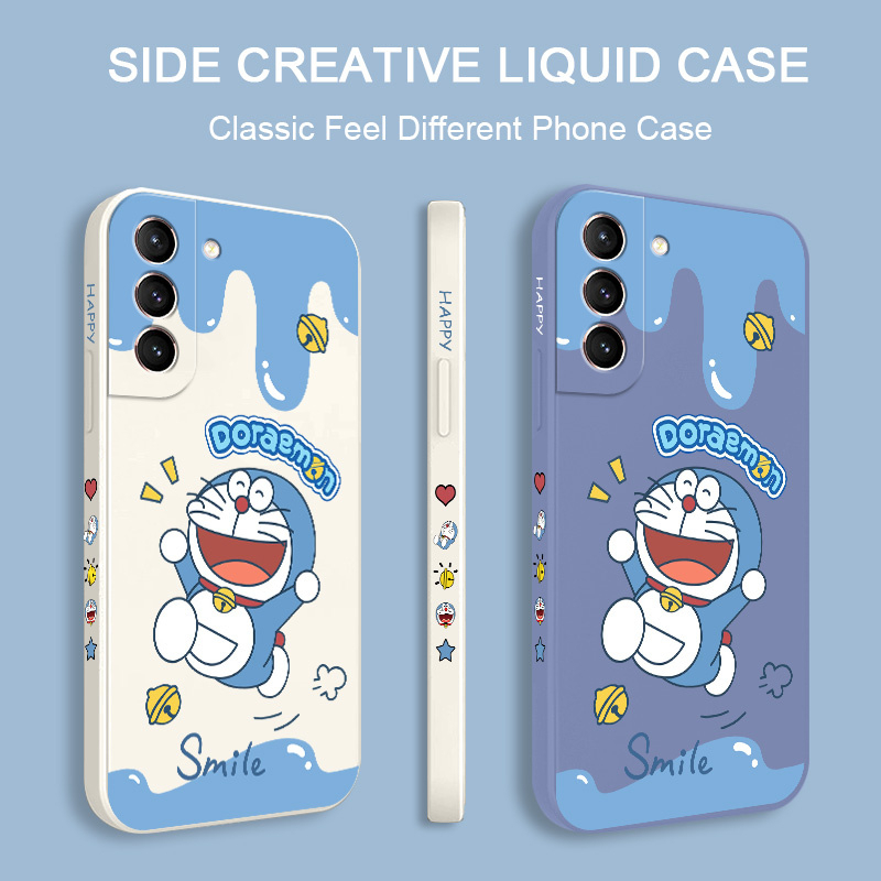 Ốp Điện Thoại Cảm Giác Chạm Thoải Mái In Hình Mèo Hạnh Phúc Cho Samsung Galaxy S21 S20 FE Ultra Plus