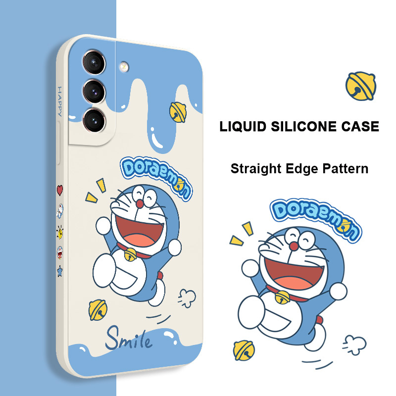 Ốp Điện Thoại Cảm Giác Chạm Thoải Mái In Hình Mèo Hạnh Phúc Cho Samsung Galaxy S21 S20 FE Ultra Plus