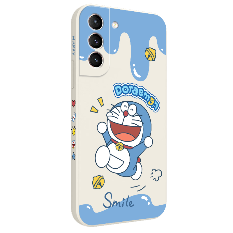 Ốp Điện Thoại Cảm Giác Chạm Thoải Mái In Hình Mèo Hạnh Phúc Cho Samsung Galaxy S21 S20 FE Ultra Plus