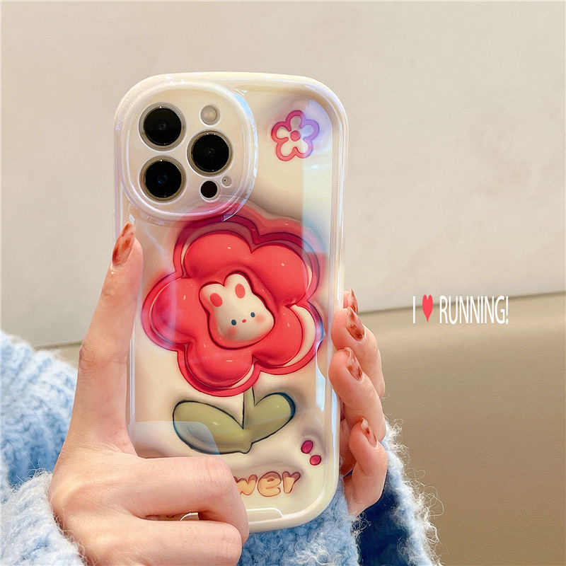 Ốp Điện Thoại Họa Tiết Hoa Cho iPhone14 13ProMax ins Style 11 12 11ProMax 12Pro 12ProMax 14ProMax 13