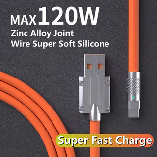 Cáp sạc nhanh 120w 6a cổng micro usb type c cho android ios