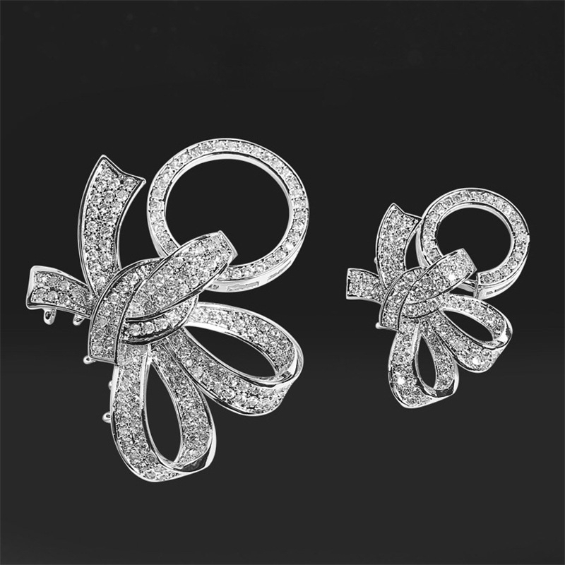 Khóa Cài Vòng Tay / Vòng cổ Bằng Đồng Mạ Vàng Đính Đá Zircon