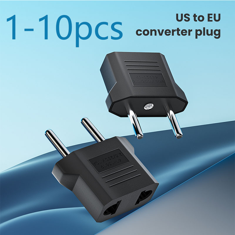 Phích Cắm Chuyển Đổi Đầu US Sang EU KR 4.8 / 4.0mm Chuyên Dụng