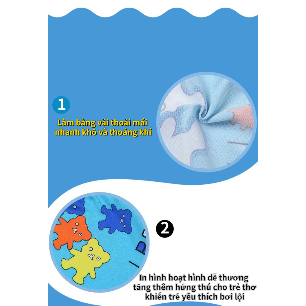Quần Bơi Nhanh Khô In Hoạt Hình Người Nhện Cá Tính Cho Bé Trai