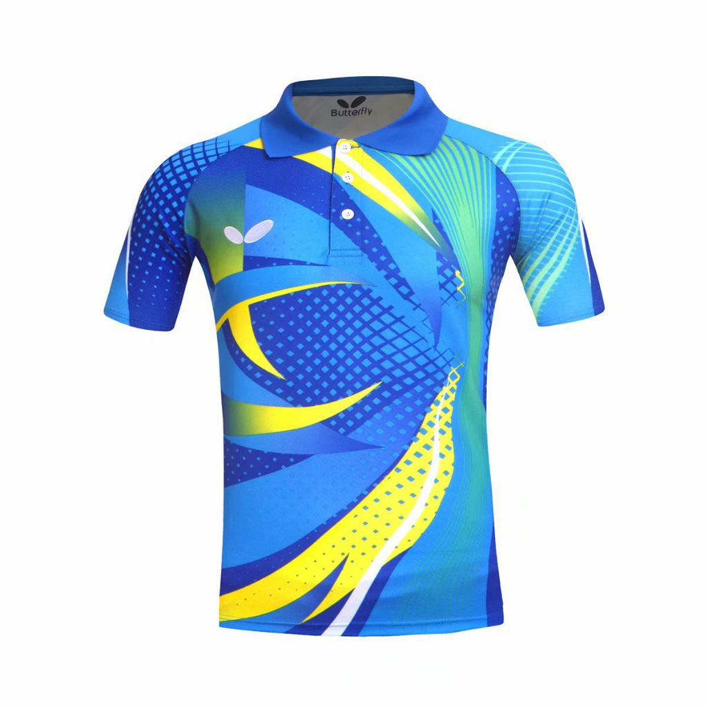 Áo Thun Polo Tay Ngắn Thời Trang Mùa Hè Mới Dành Cho Nam Nữ Tập Luyện Bóng Bàn