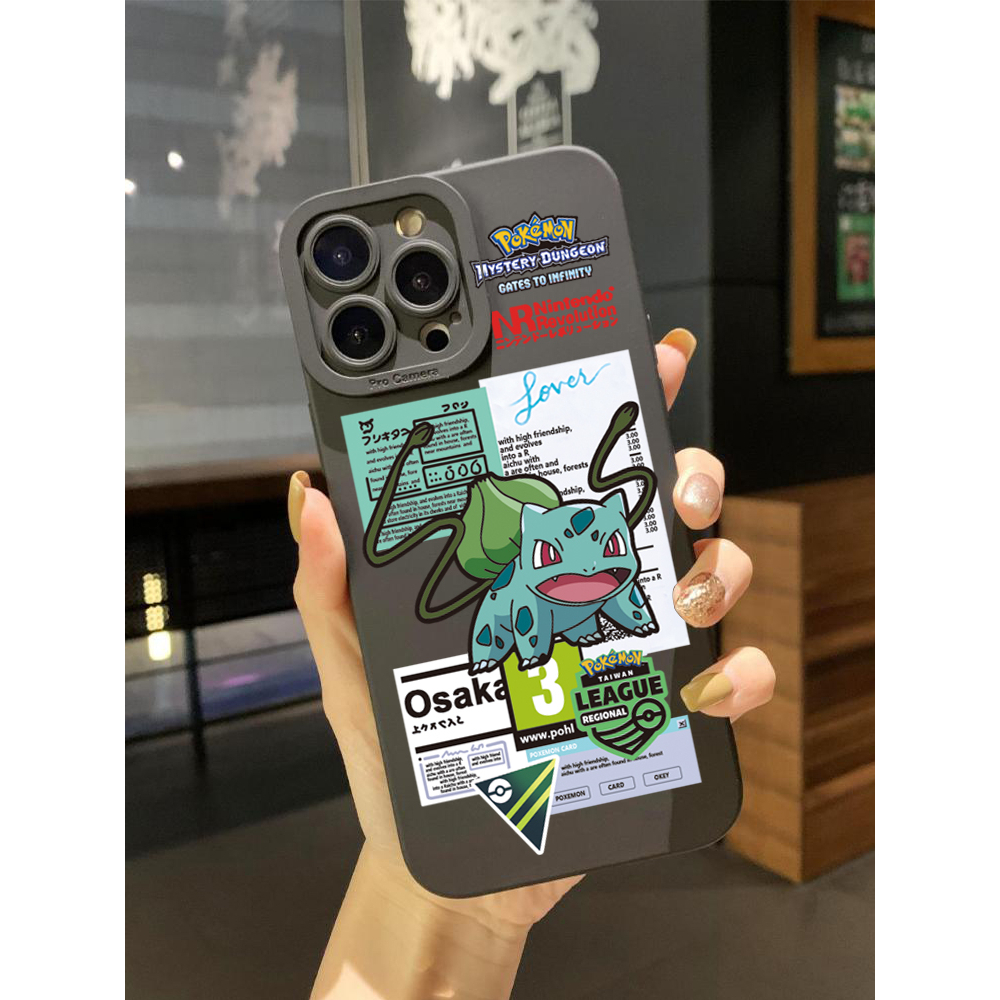 Ốp Điện Thoại Viền Vuông In Hình Pikachu Cho Realme C35 C11 2021 C12 C15 C21Y C25Y C25S Realme5 5i 6i 8 Pro