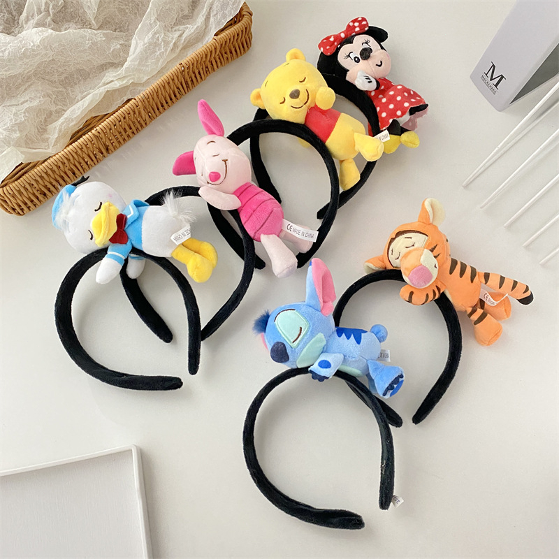 (Giao Hàng Trực Tiếp Từ Nhà Máy) Băng Đô Cài Tóc Hình Động Vật Minnie Mickey Thời Trang Hàn Quốc Dễ Thương Dùng Để Chụp Ảnh Cho Trẻ Em