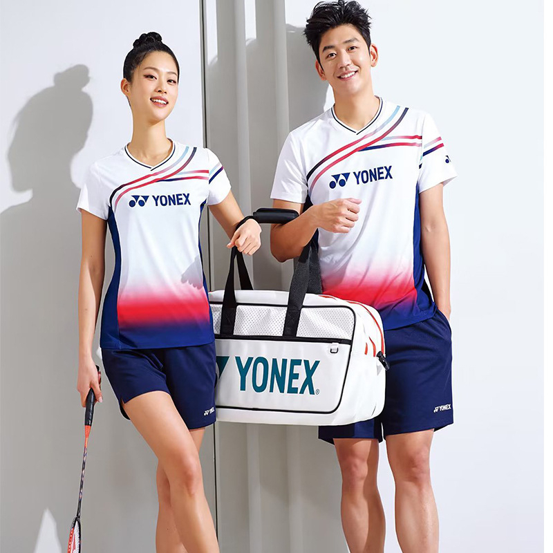 Bộ Đồ Thể Thao Cầu Lông Tay Ngắn Thấm Hút Mồ Hôi Nhanh Khô Yonex 2023 Cho Nam Và Nữ