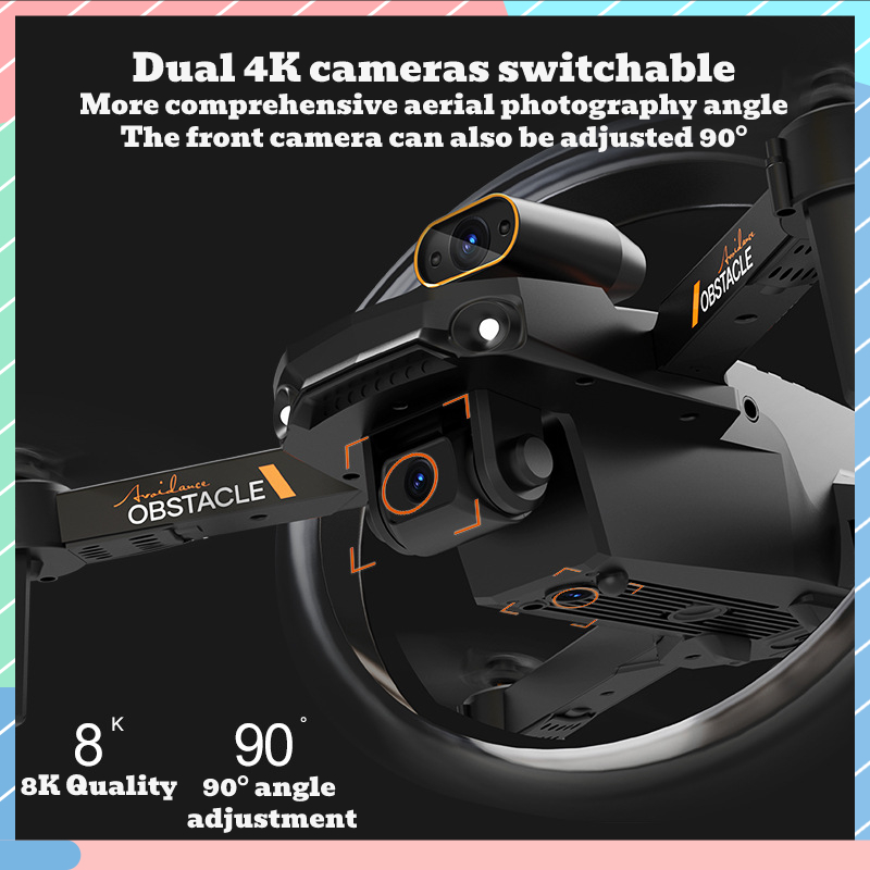 Drone Điều Khiển Từ Xa 4K HD / Hai Camera 4K Có Thể Gập Lại