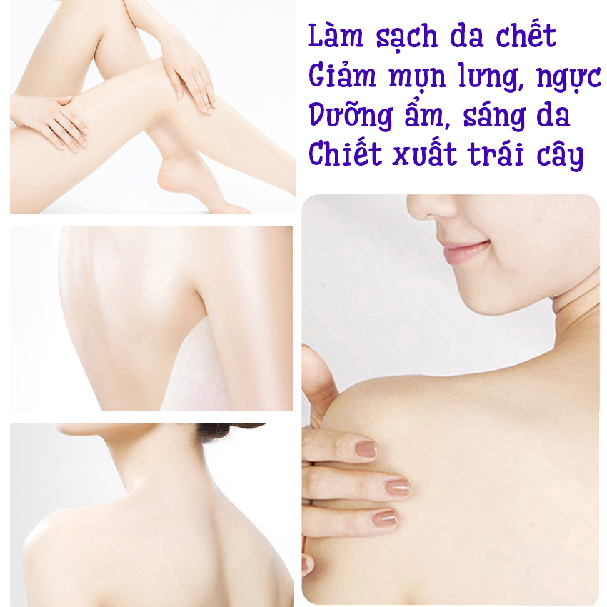 👍🏻Chính Hãng👍🏻Gel lột AHA cao cấp, Tẩy Tế Bào Chết Toàn Thân, Làm Trắng Da Toàn Thân Nhanh Chóng 350ml Làm sạch toàn thân, tẩy tế bào chết, tẩy tế bào chết, lưu hương lâu cho nam và nữ