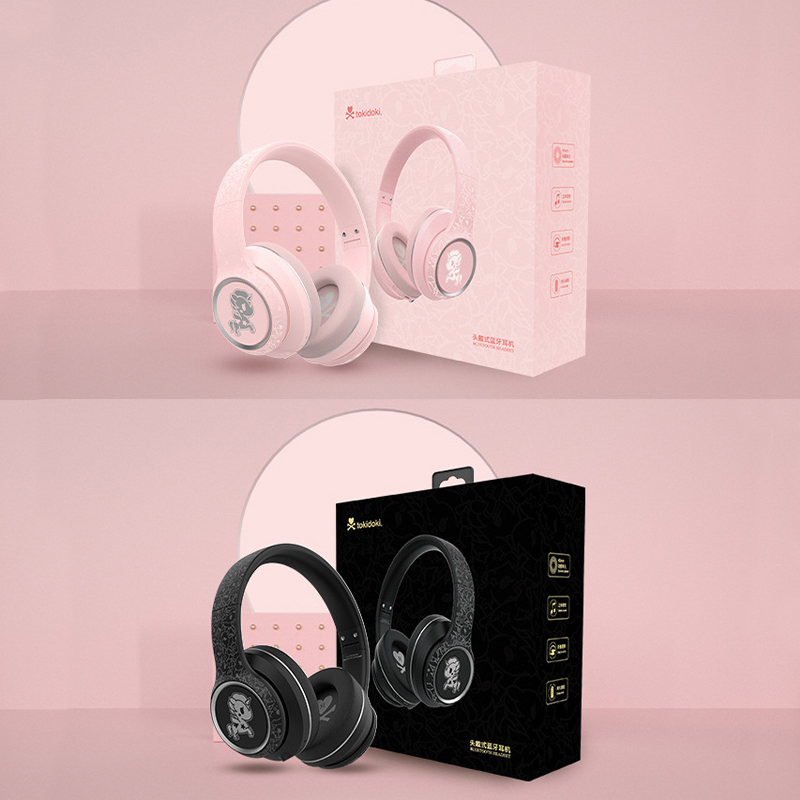 Tai Nghe Bluetooth Không Dây Tokidoki TD06 Âm Thanh Siêu Trầm Chống Nước Giảm Tiếng Ồn Hình Kỳ Lân Đáng Yêu