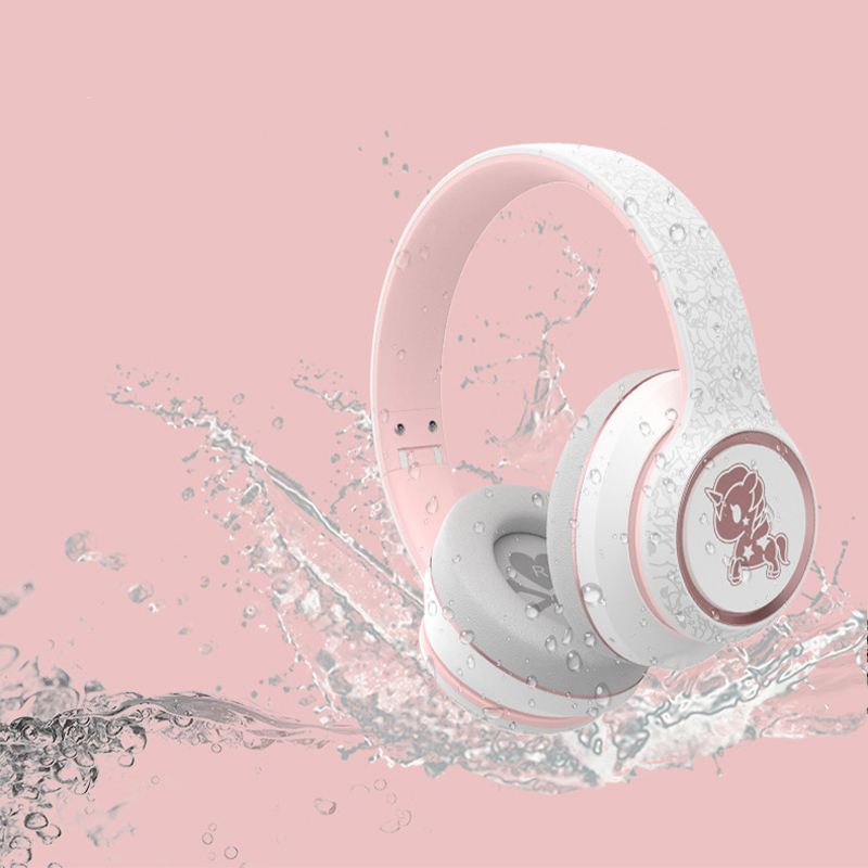 Tai Nghe Bluetooth Không Dây Tokidoki TD06 Âm Thanh Siêu Trầm Chống Nước Giảm Tiếng Ồn Hình Kỳ Lân Đáng Yêu