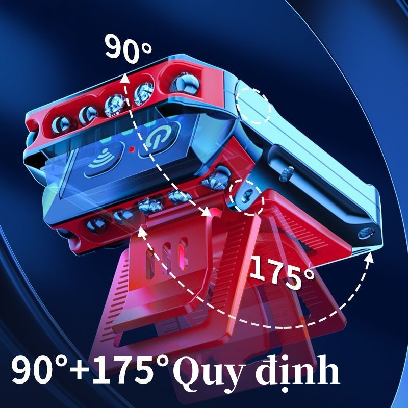Đèn Kẹp Mũ Câu Cá Siêu Sáng Đa Năng Tiện Dụng