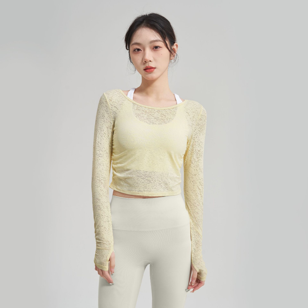 Áo Thun Thể Thao Tay Dài Form Rộng Thời Trang Cho Nữ